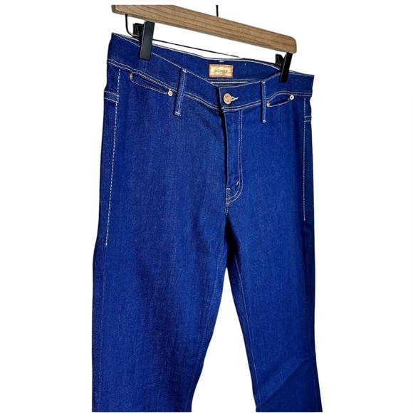 MOTHER JEANS The Curfew Flare Jeans in Blue Skies And Promises Women’s Size 28 - Picture 2 of 11